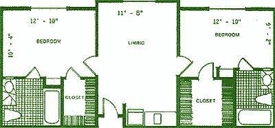 Unit F316 F316 floor plan
